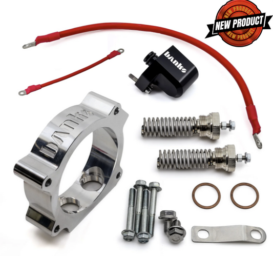 2007.5-2024 6.7L Cummins - Banks Billet Intake Heater Kit, Dual Coil, 1500 Watt