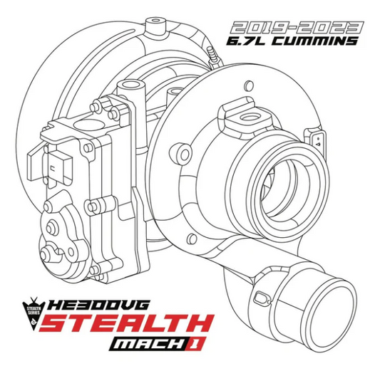 2019-2024 Cummins 6.7 - HE300VG Stealth Mach 1 64 Turbo